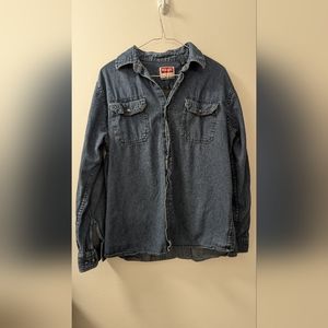 Wrangler shirt jeans 100% cotton size M